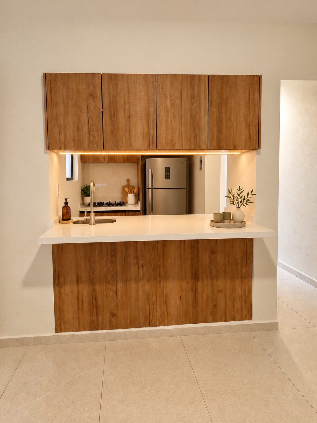 Cocina y barra