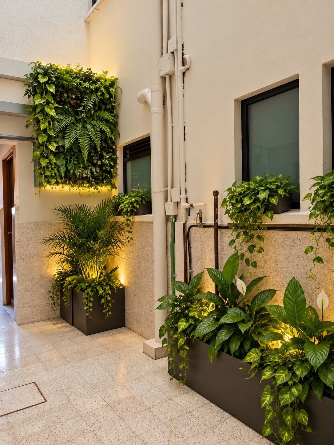 Accesos y vegetación